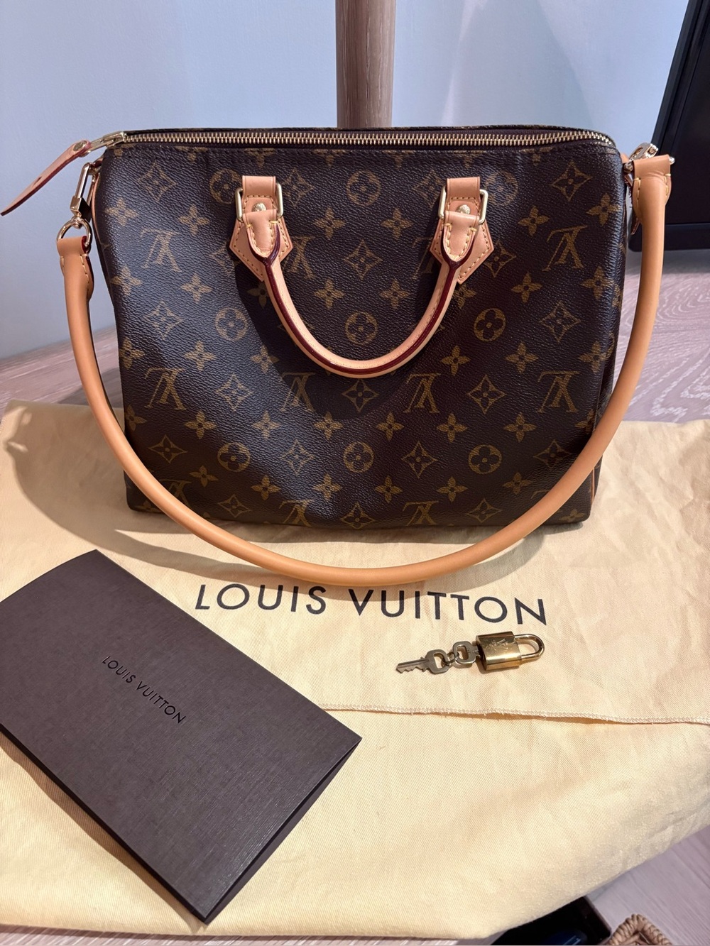 Louis Vuitton Speedy 30 Monogram Bando